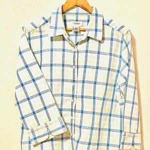 Women's, TALBOT's, Long-Sleeve Shirt, L